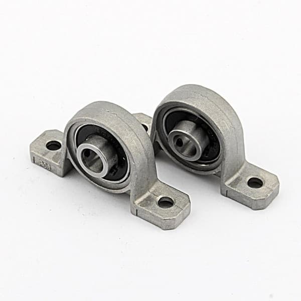 IC 2 stk lagerfester 8 mm hull zinklegering Innsatser Kullagerhus Gjuthus lager
