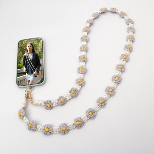 IC 1st Bohemia Handgjord Small Daisy Bag Chain Mobiltelefonrep Br grön