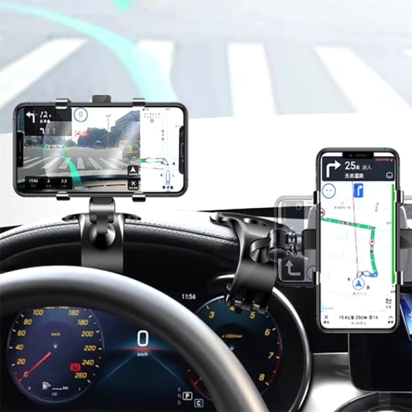 IC Universal 360° Kiinnitettävä Kojelaudan Puhelimenpidike Autoon