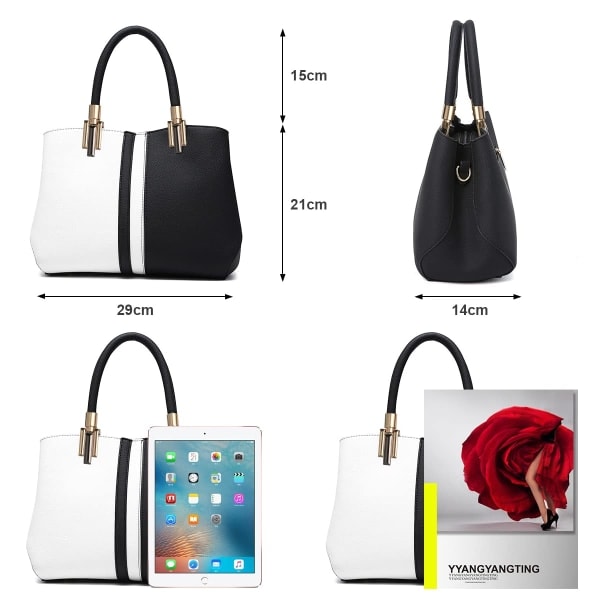 Damer vesker med topphåndtak, Håndveske Dame Elegant Crossbody