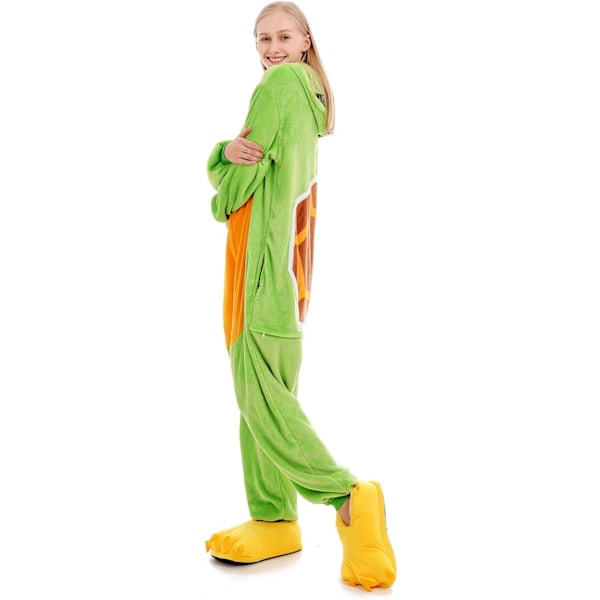 Damonesies, Herronesies för vuxna, Pyjamasonesies, Enhörning, Flanellpyjamas, Djuronesies, 3D-huvad pyjamas, Halloween, Juldräkter Turtle S