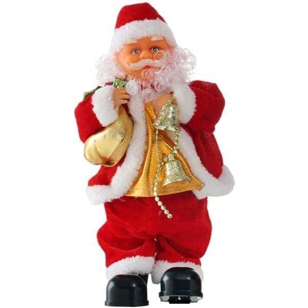 IC Dansande och Sjungande Jultomte Docka Drivs av