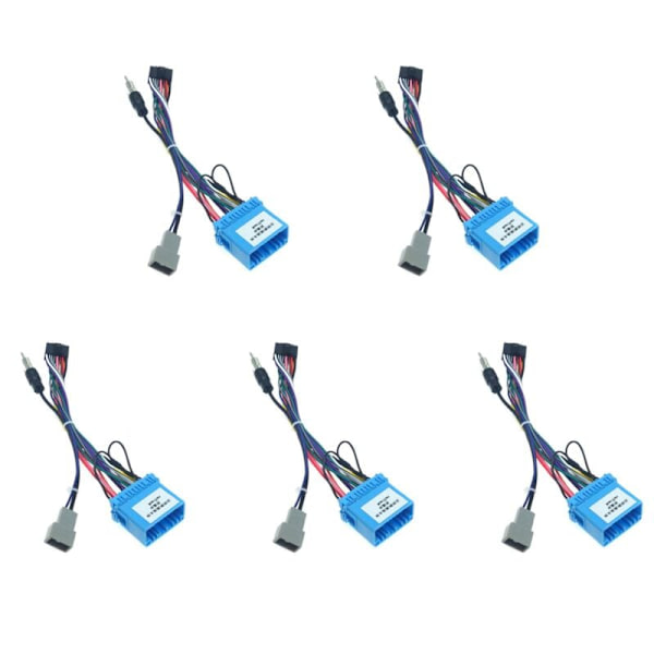 5X Bil 16Pin Android Stereo Ledningsnet Adapter til ///