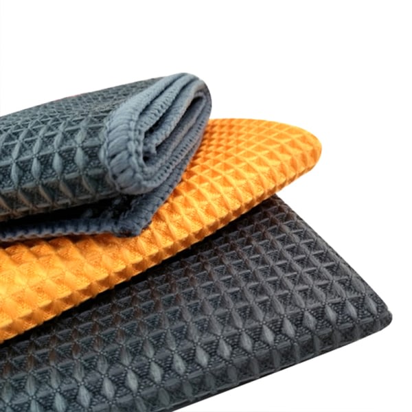 IC 2 ST Biltvask Håndkle Glass Rengjøring Vann Tørking Mikrofiber Grå