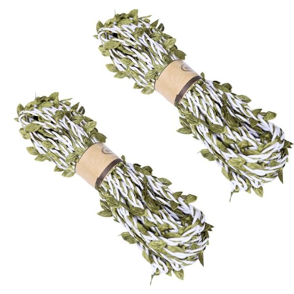 IC Tillbehör Gröna Blad Löv Trim Band för DIY Hantverk Fest