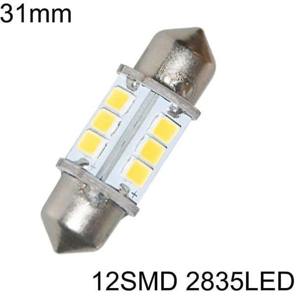 Marine LED-utbyteslampe Båtlampor Super Bright 12 Volt 32 Mm lamper for båtnavigeringslys Båtankarljus