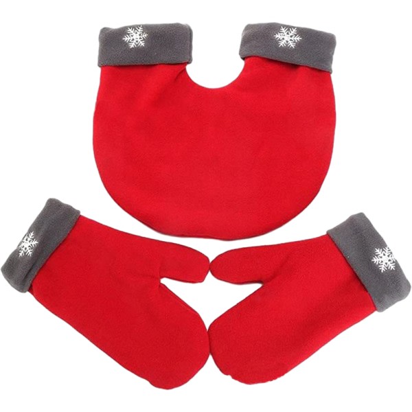 Par Romanttinen handskar Set Polar Fleece Lovers Winter Thicken Warm Glove