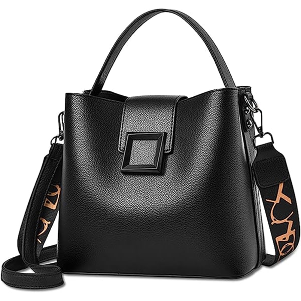 IC Axelväska, Handväska Crossbody-väska, Dammodeaxelväska Svart