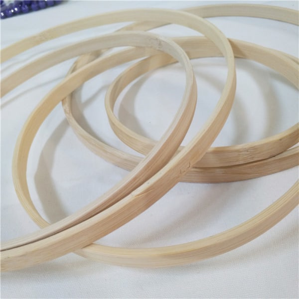 IC Hot DIY Bambukehysti pyöreä ristipistotyö 20cm