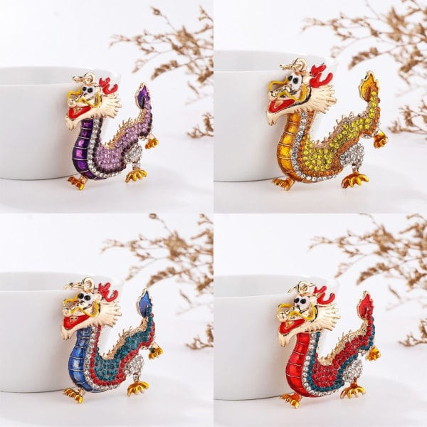 Dragon Nøglering Nøgleholder RØD Red IC