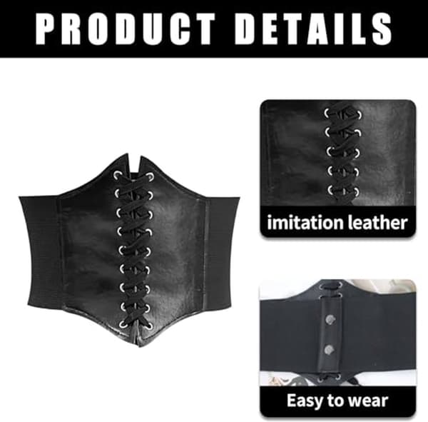 Elegant Korset til Kvinder - Taljekorset til Piratkostumer og Cosplay