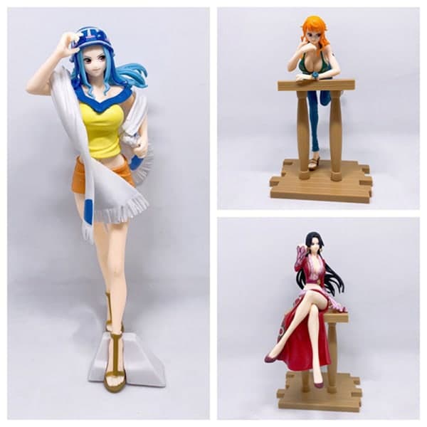 IC One Piece GK Pirate Empress Boa Hancock Figuurit Anime Tyttö Istuin 3#