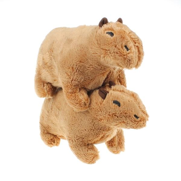 IC Capybara Plys Kawaii Simuleret Plysdyr PP Bomuldsfyldt Brun S