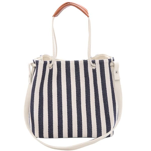 IC Kvinder Canvas Sommer Tote Tasker Lille Medium Strandtaske Skulder