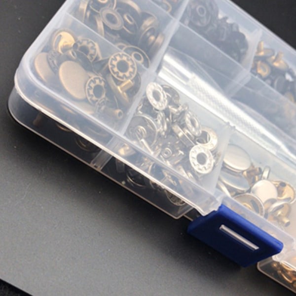 IC 120 kpl Nappeja Sarja 12,5 mm Metallipainikkeet Painikkeilla