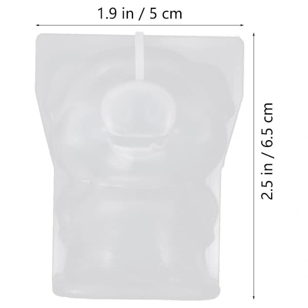 2 stk 3D Grisforme DIY Silikoneforme Dyrestøbningspyntforme