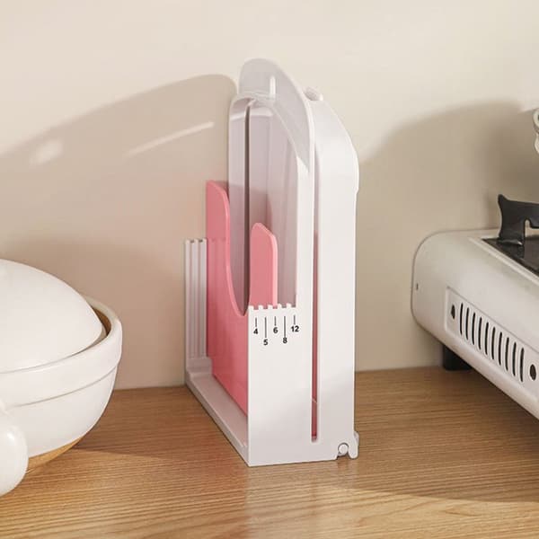 1 - Piece - Bread Slicer - Toast Bread Slicer - Manual - Home Slicer - Foldable - Storage Design - Practical - Slicing Tool