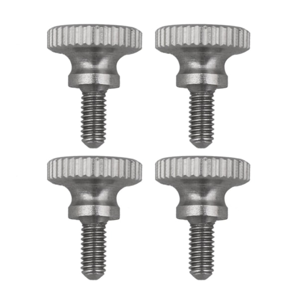 4 stk M2.5 Gjengetråd 6 mm 304 Rustfritt stål rillet tommeskrue