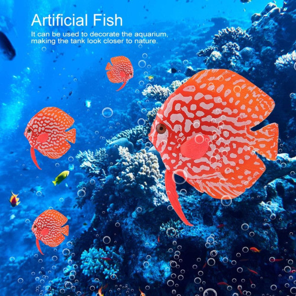 IC Lysande simuleringsfisk, farveglad silikon flyvende tropisk