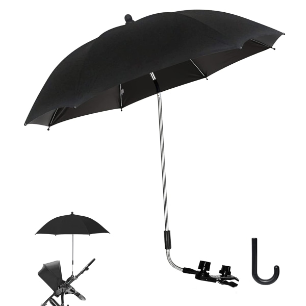 Baby Parasol Barnvagn för Solskydd Paraply för Barnvagn Buggy Barnvagn Rullstol Utomhus Sportutrustning 50+UV för Prot