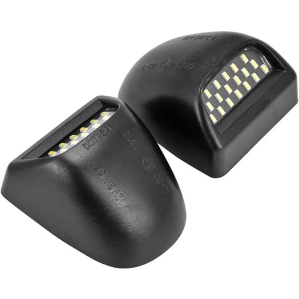 IC - Stykker Vanntette Full LED-Nummerplater Lys Nummerplate Lys LED-nummer Nummerplate Lampe Baklys 6000K Diamond White