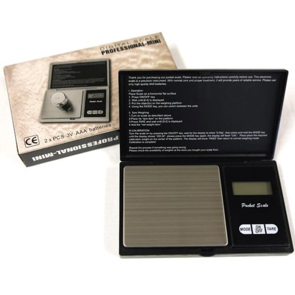 Taskudigitaalinen vaaka 200g/0.01g