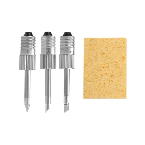 3 stk. messing loddespidser USB loddekolbehoved til E10 interface stationer
