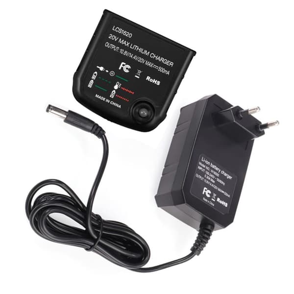 Li Batterilader for 10.8V 14.4V 20V LBXR20, EU Plugg