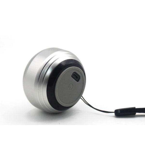 IC mini bluetooth høytalare, bärbar trådløs bluetooth høytalare (sølvgrå),