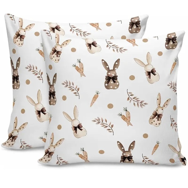 Jul Påsk Kuddfodral Bil Soffa Kudde Nordisk Kontor Linne Kuddfodral (Utan Kuddkärna) 8 45cm*45cm