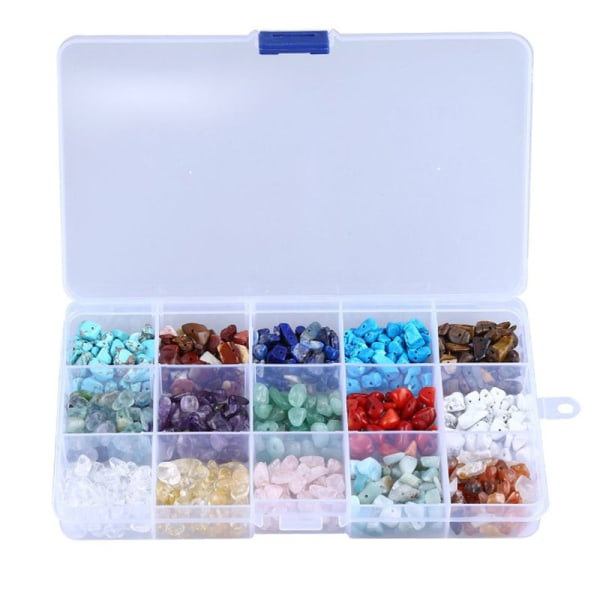 IC Uregelmæssige Stenperler Naturlige Ædelstenperler Kit DIY