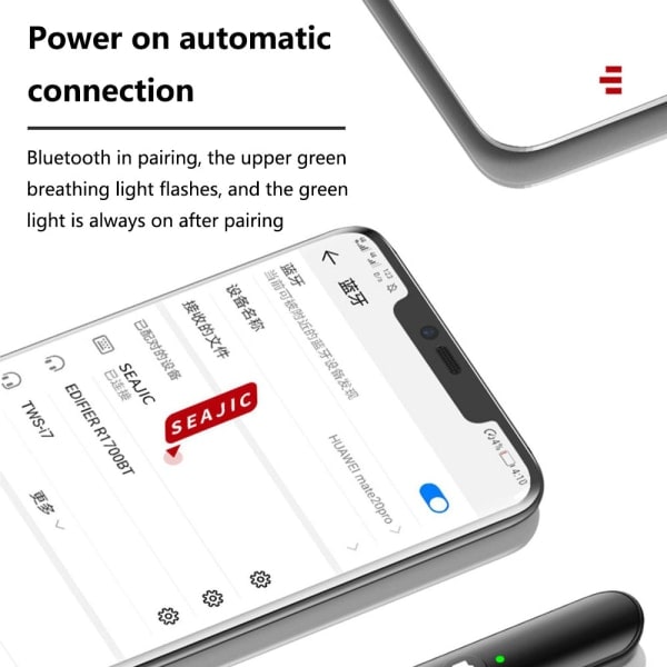 IC Let aluminium alt-i-én teleskopisk telefonholder Selfie Stick Bluetooth med fjernbetjening - Kirsebærblomst Pulver