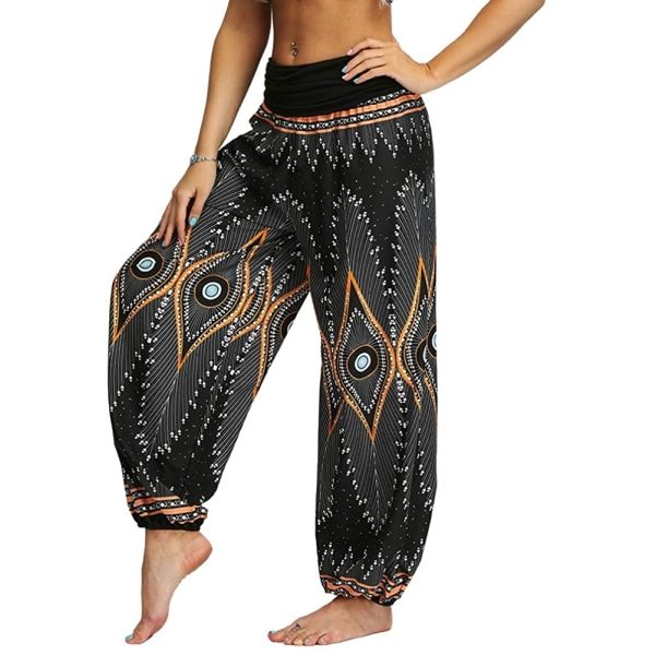 IC CNE Casual Mångsidiga Yogabyxor med Hög Midja, One Size