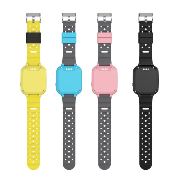 IC Smartwatch til børn med kamera, videospil, musikafspiller, vækkeur, berøringsskærm til børn 4-12 år Sort