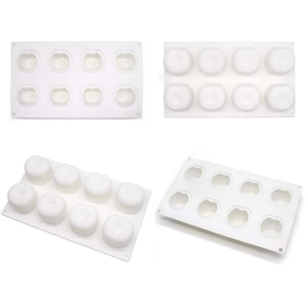 IC 8-hulls silikonform, form, 3D form