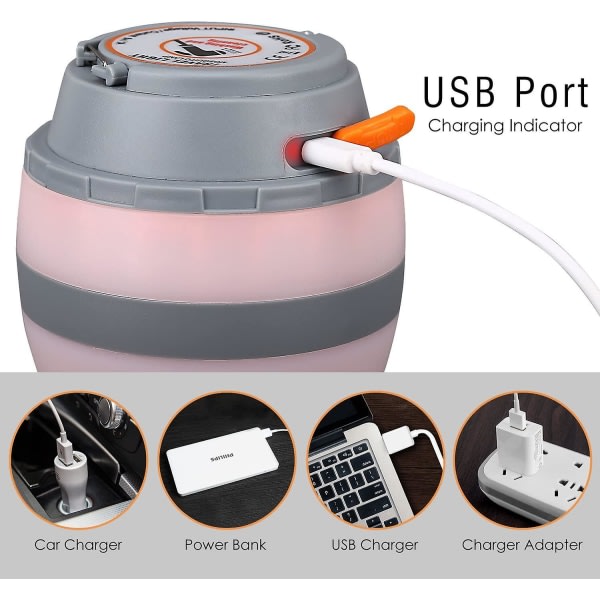 IC Led Uv 2 i 1 Myggfelle Lys Bærbar Utendørs Camping Vanntett Lys (d-583-a)