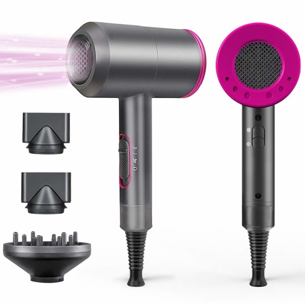 IC 1800W Professionell Hårtork med Diffusorjonkonditionering