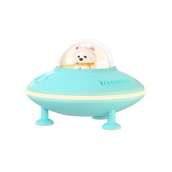 Small Wireless Bluetooth Speaker Bluetooth 5.4 with Blue Night Light USB AUX TF Card Slot YEMAESRE