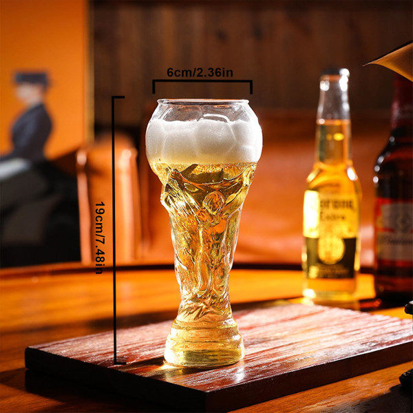 Maailmancupin olutlasi Fifa Qatar World Cup jalkapallolasi Valkoinen 600ml