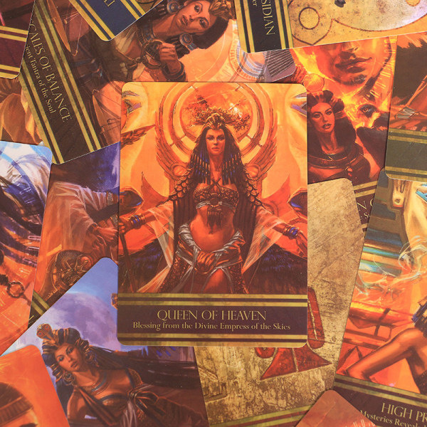 IC 44 kpl ISIS Oracle-kortit Englanti Tarot-kortit ennustaminen