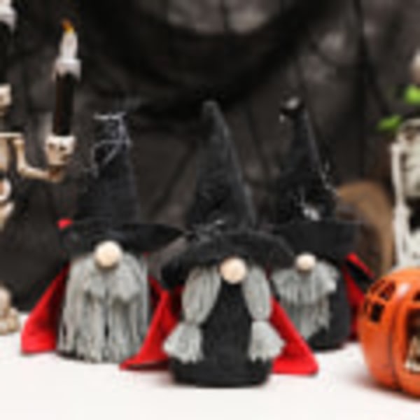 IC Halloween Gnome Dockfigur Bedårande DIY-figurer Dockor Leksaker Hem Typ 2