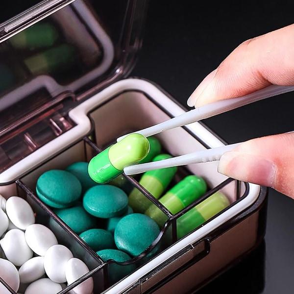 IC pilleter dispenser medicin arrangør tabletter etui Blå