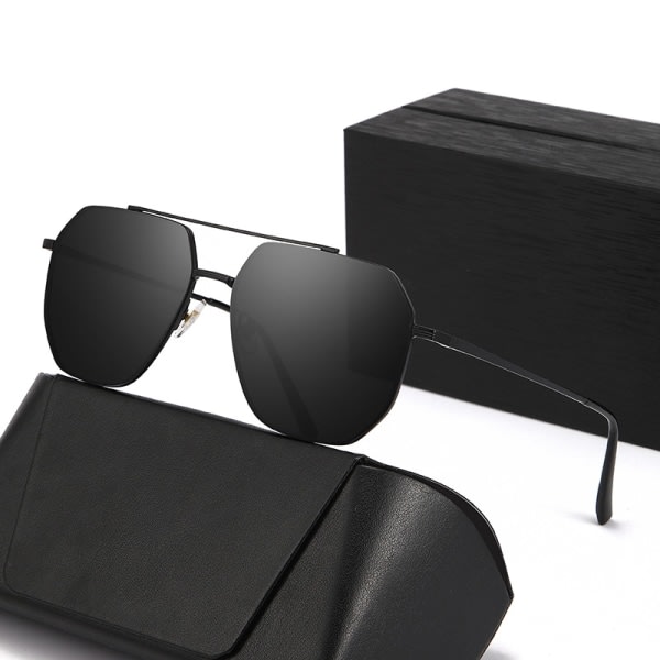 IC Aurinkolasit UV-suoja aviator aurinkolasit musta kehys