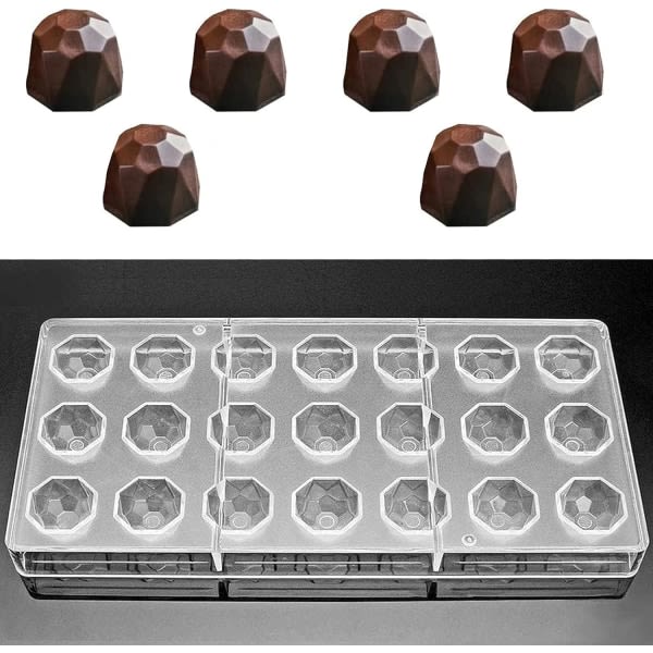 IC Transparent form, klar form, for å gjøre sfärisk godis, choklad, tårtsnacks, 275*135*24 mm (fotbollsform)