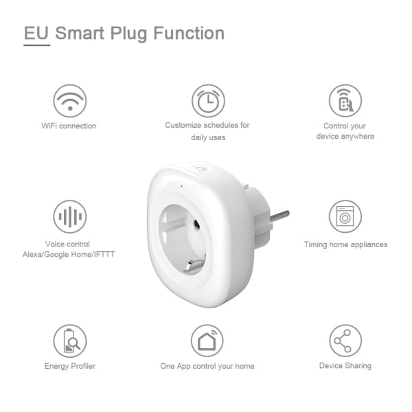 IC Smart stikkontakt wifi fjernbetjening timer switch trådløs stikkontakt
