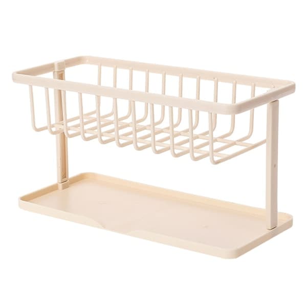 IC ABS-materiale, tre farger, dobbeltlags avløpsstativ, svamp Beige