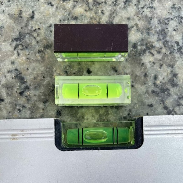 5 st 15×15×40mm Fyrkantig Mini Vattenpass Litet Vattenpass