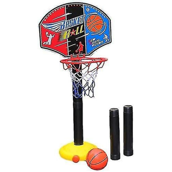 Basketballstativ til børn, pædagogiske legetøj 1.35 meter og 2 bolde