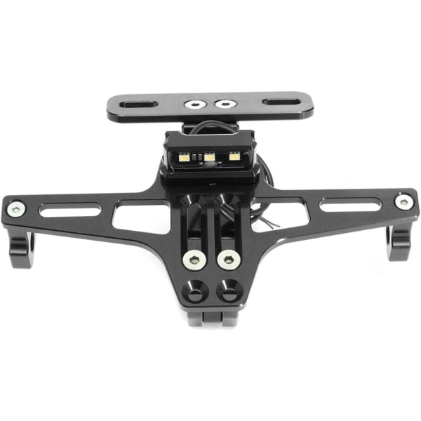 IC Justerbar Aluminium Motorcykel Nummerpladeholder