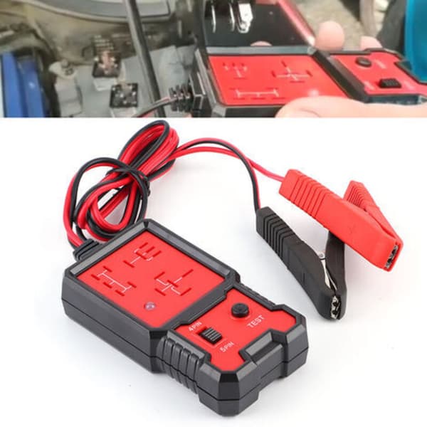 12V Elektronisk Relæ Tester Professionel Bil Batteri Checker Auto Diagnostisk Værktøj